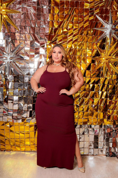 Vestido Longo Karla Plus size