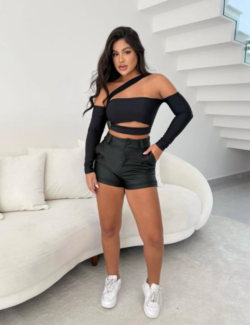 Cropped Ana Julin – Manga Longa - Imagem 3