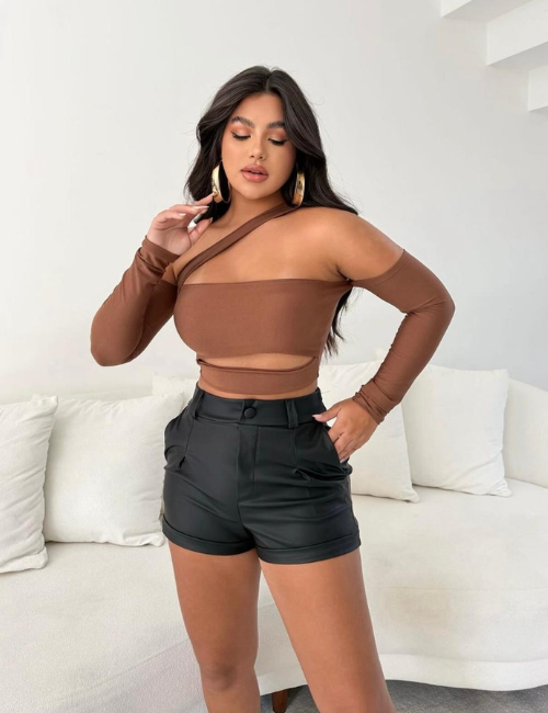 Cropped Ana Julin – Manga Longa - Imagem 2