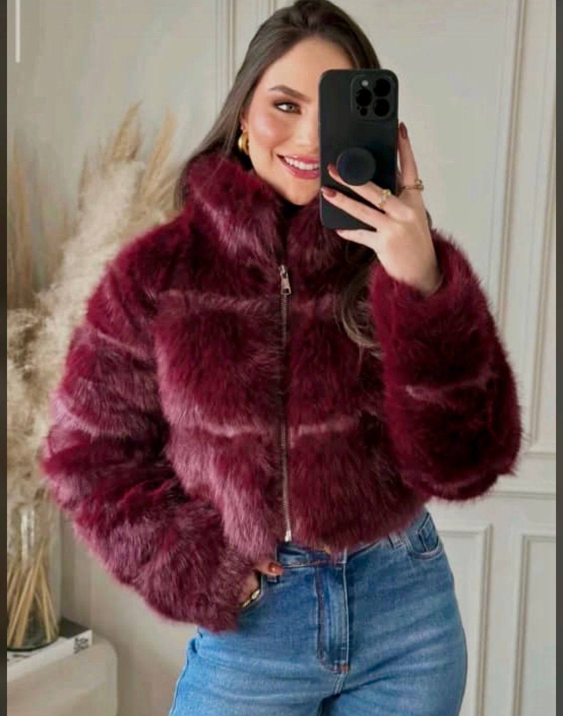 Jaqueta Prada Curta Peluciada - Imagem 4